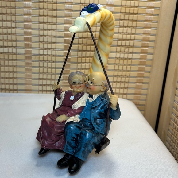 Old Couple on a Swing Home Decor etc. - Picture 2 of 11